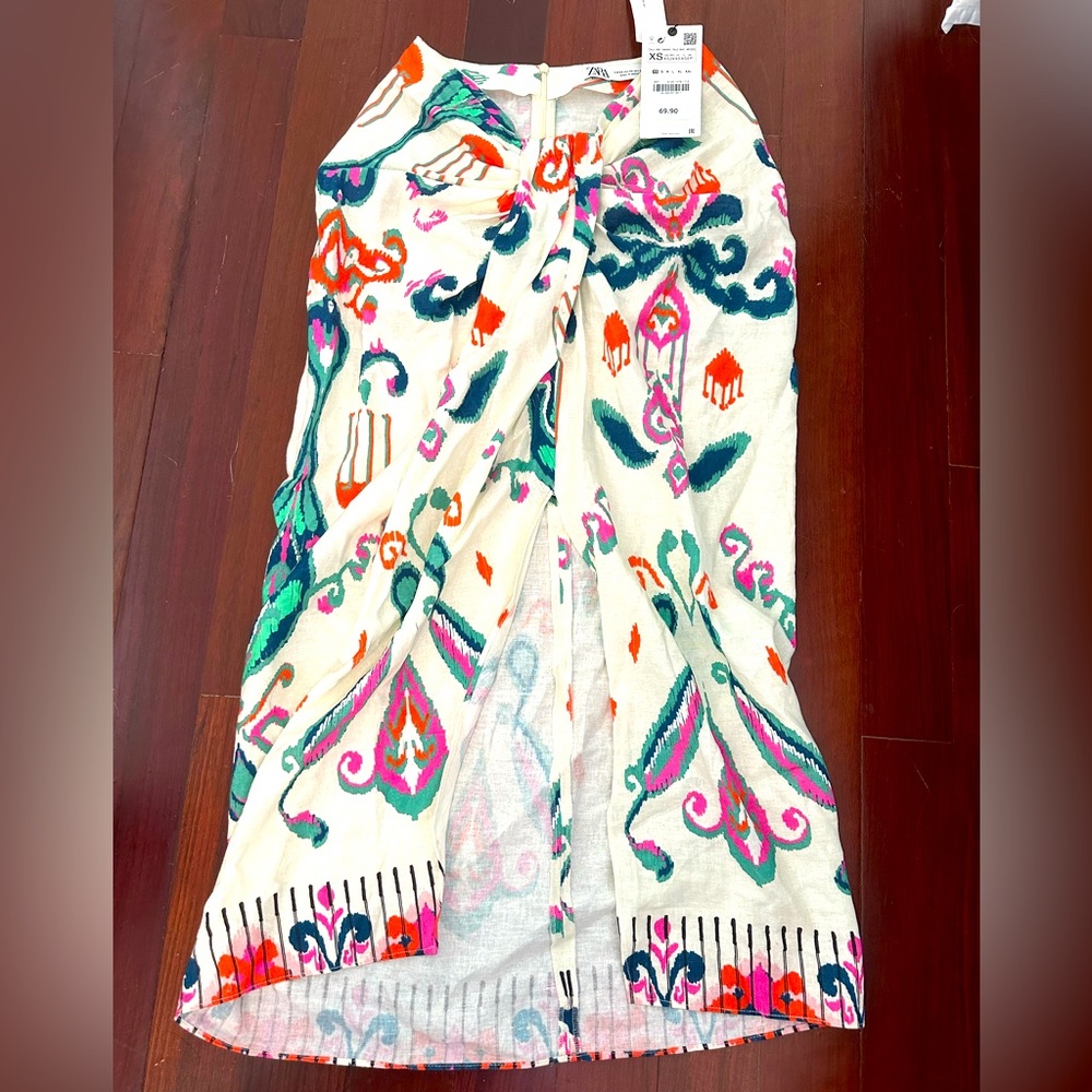 Zara boho Tulum skirt